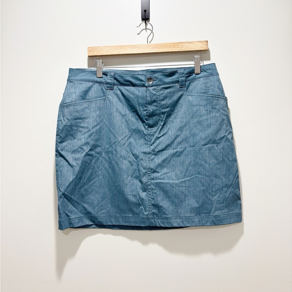 Eddie Bauer Women’s Travex Teal Horizon Skort Outdoor Casual Size 12